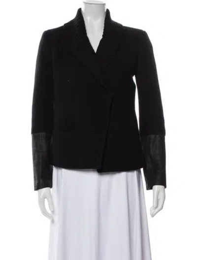 Pre-owned Theory Wool Blazer In Black