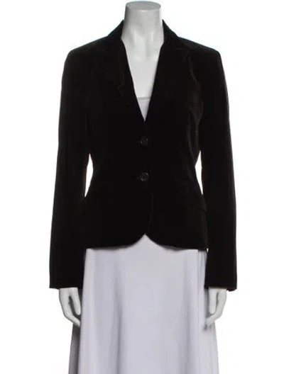 Pre-owned Theory Wool Blazer In Black