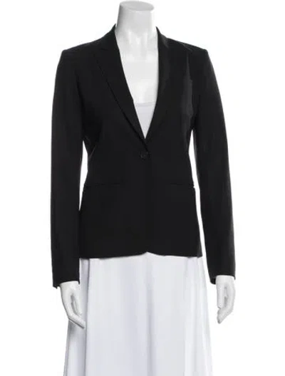 Pre-owned Theory Wool Blazer In Black