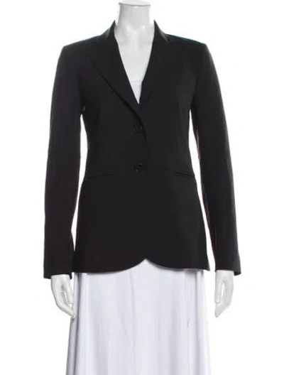 Pre-owned Theory Wool Blazer In Black