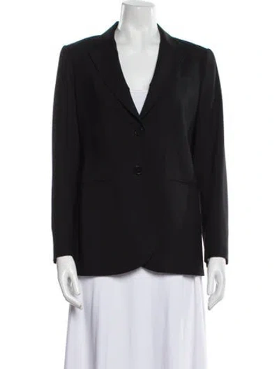 Pre-owned Theory Wool Blazer In Black