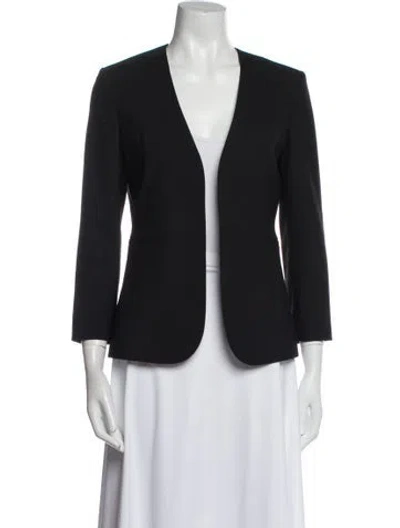 Pre-owned Theory Wool Blazer In Black