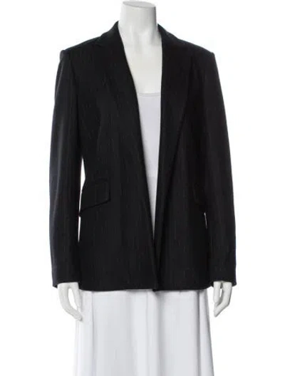 Pre-owned Theory Wool Blazer In Black