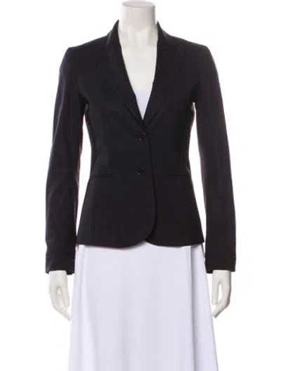 Pre-owned Theory Wool Blazer In Black