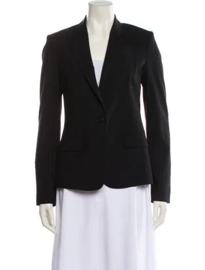 Pre-owned Theory Wool Blazer In Black