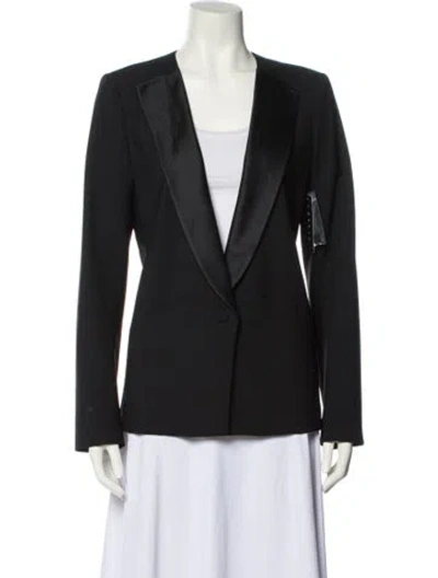 Pre-owned Theory Wool Blazer In Black