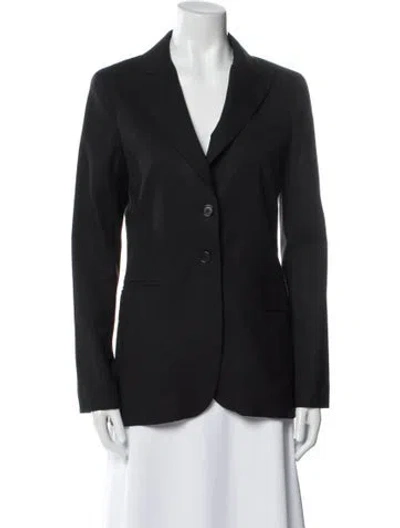 Pre-owned Theory Wool Blazer In Black