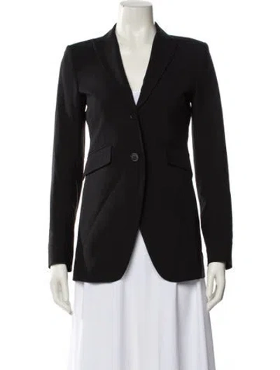 Pre-owned Theory Wool Blazer In Black