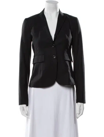 Pre-owned Theory Wool Blazer In Black