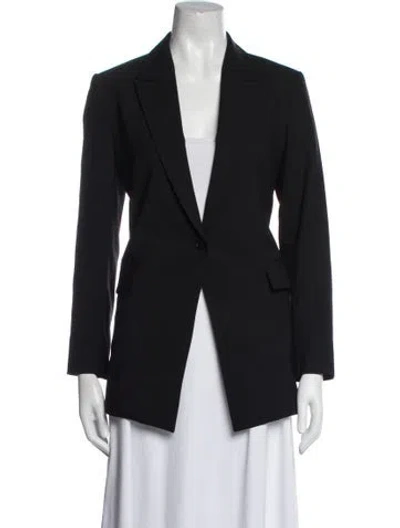 Pre-owned Theory Wool Blazer In Black