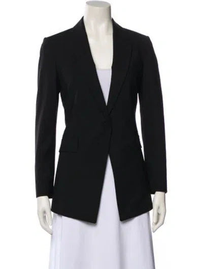 Pre-owned Theory Wool Blazer In Black