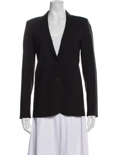 Pre-owned Theory Wool Blazer In Black
