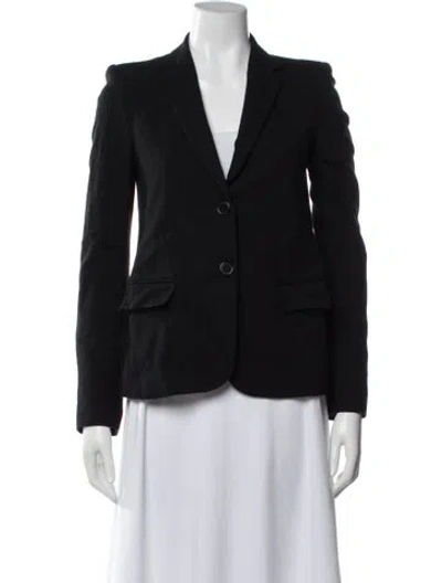 Pre-owned Theory Wool Blazer In Black