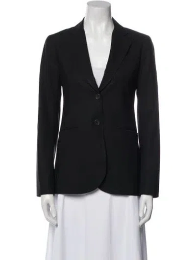 Pre-owned Theory Wool Blazer In Black