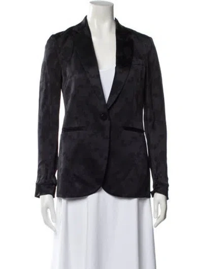 Pre-owned Theory Wool Blazer In Black