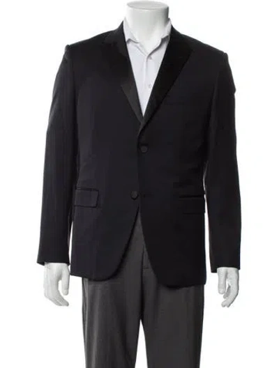 Pre-owned Theory Wool Blazer In Black