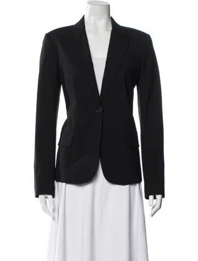 Pre-owned Theory Wool Blazer In Black