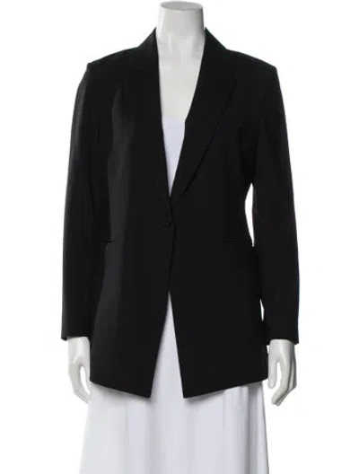 Pre-owned Theory Wool Blazer In Black