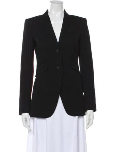 Pre-owned Theory Wool Blazer In Black