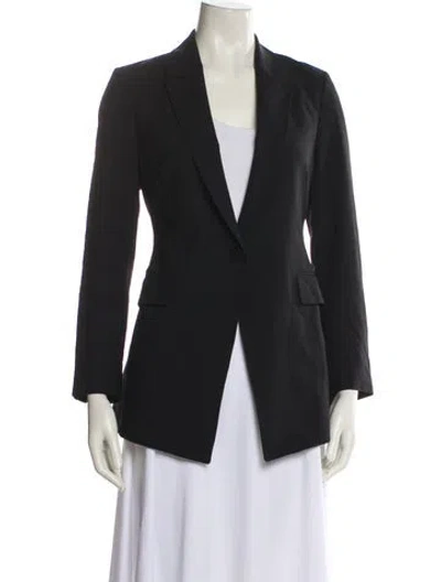 Pre-owned Theory Wool Blazer In Black