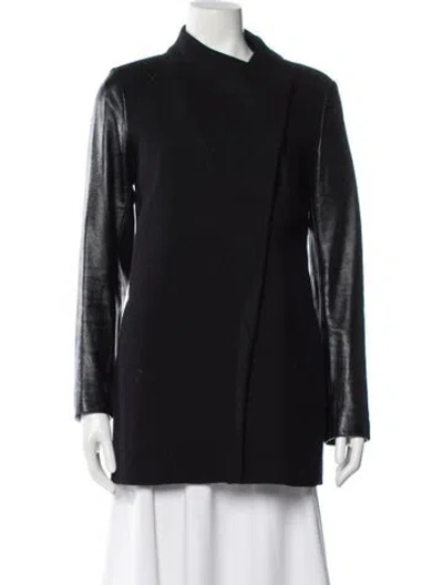 Pre-owned Theory Wool Blazer In Black