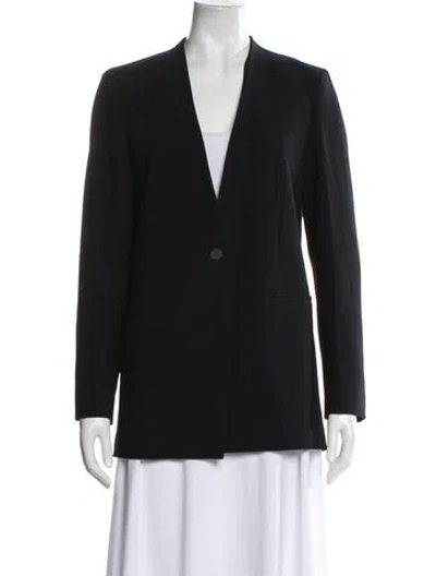 Pre-owned Theory Wool Blazer In Black