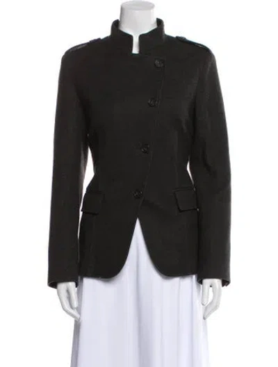 Pre-owned Theory Wool Blazer In Black