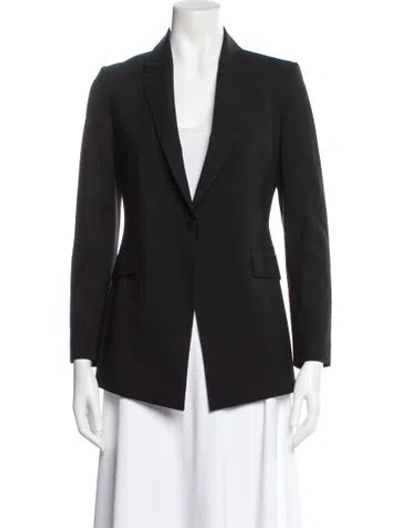 Pre-owned Theory Wool Blazer In Black