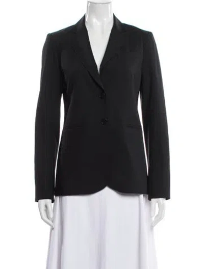 Pre-owned Theory Wool Blazer In Black