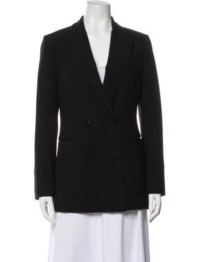 Pre-owned Theory Wool Blazer In Black