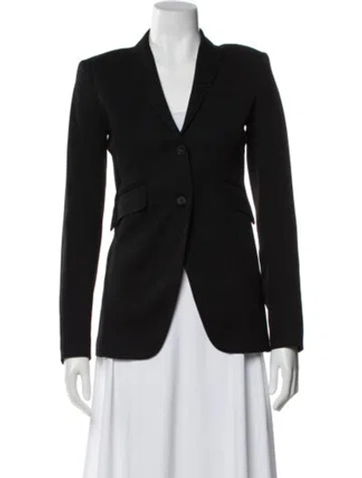 Pre-owned Theory Wool Blazer In Black