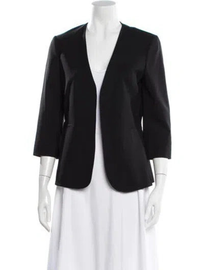 Pre-owned Theory Wool Blazer In Black