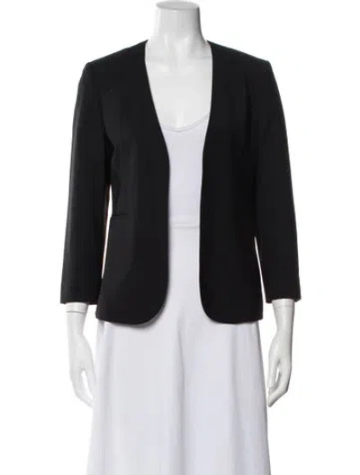 Pre-owned Theory Wool Blazer In Black