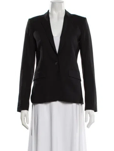 Pre-owned Theory Wool Blazer In Black