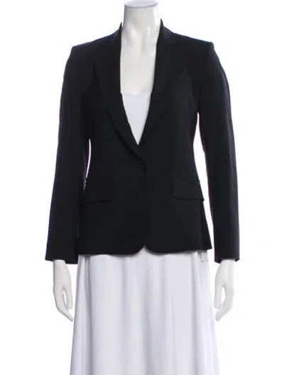 Pre-owned Theory Wool Blazer In Black