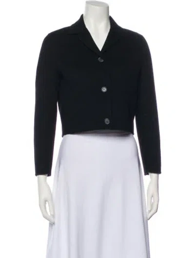 Pre-owned Theory Wool Blazer In Black