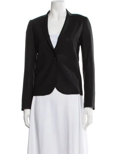 Pre-owned Theory Wool Blazer In Black
