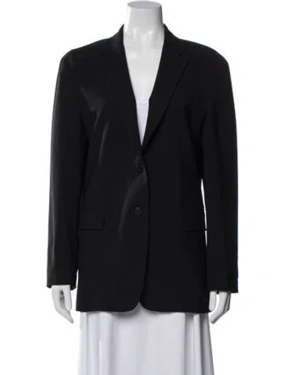 Pre-owned Theory Wool Blazer In Black
