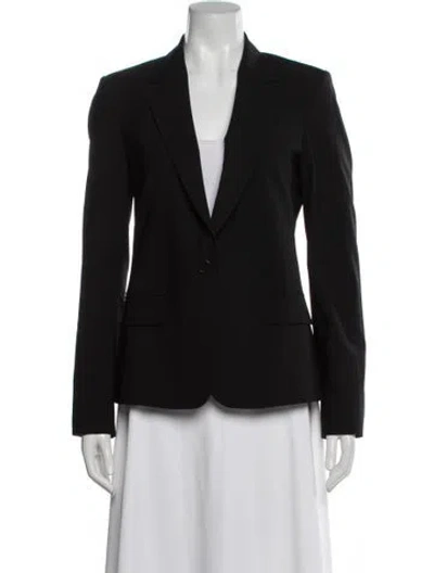 Pre-owned Theory Wool Blazer In Black