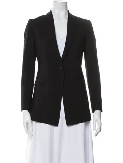 Pre-owned Theory Wool Blazer In Black