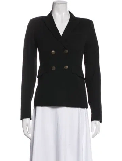 Pre-owned Theory Wool Blazer In Black