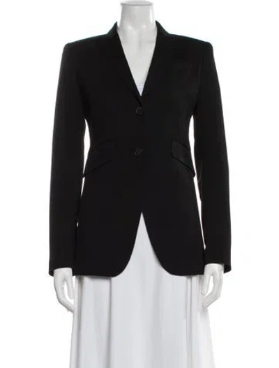 Pre-owned Theory Wool Blazer In Black