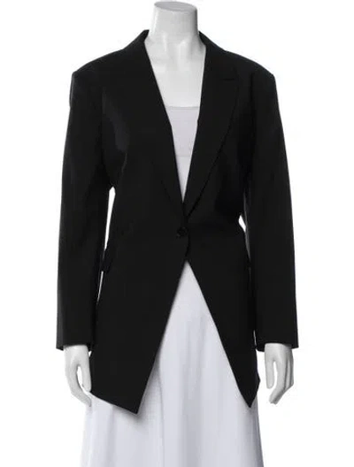 Pre-owned Theory Wool Blazer In Black