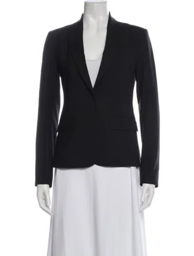 Pre-owned Theory Wool Blazer In Black
