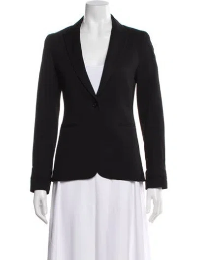 Pre-owned Theory Wool Blazer In Black