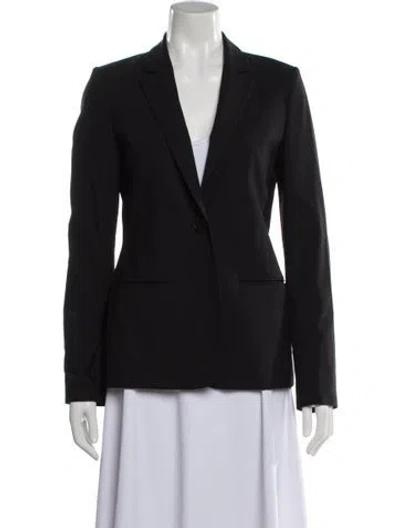 Pre-owned Theory Wool Blazer In Black
