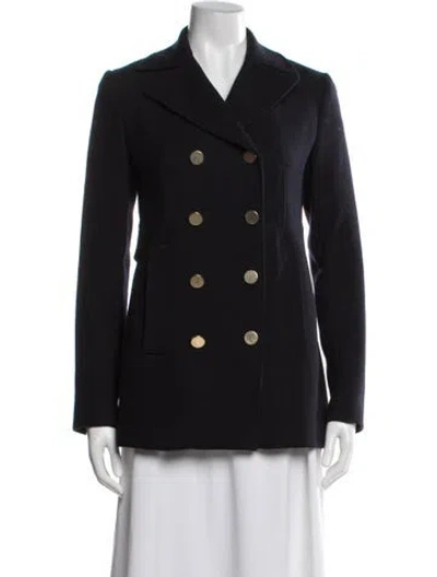 Pre-owned Theory Wool Blazer In Black