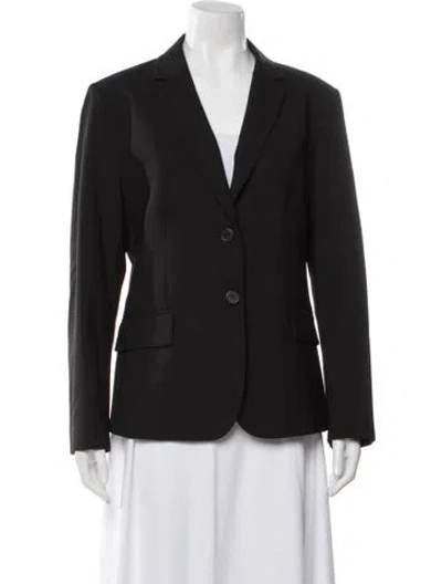 Pre-owned Theory Wool Blazer In Black
