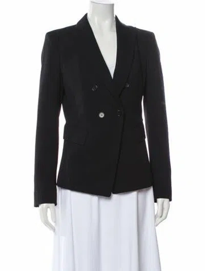 Pre-owned Theory Wool Blazer In Black