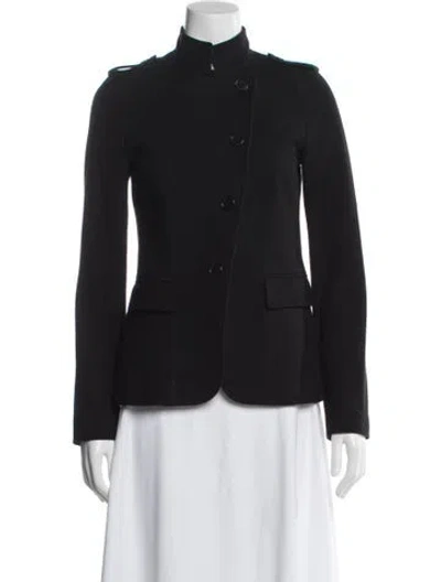 Pre-owned Theory Wool Blazer In Black